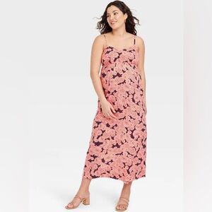 NWT Ingrid + Isabel Pink Floral Maternity Dress